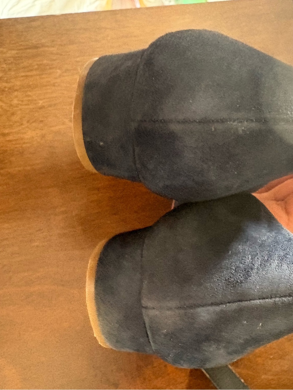 J. Crew Navy Suede Ballet Flats - Classic Women's Slip-Ons size 9 - Picture 4 of 4